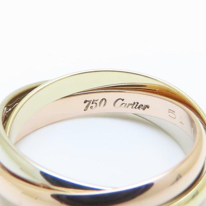 Cartier（カルティエ） トリニティ リング 指輪 #51 10.5号 3連 K18