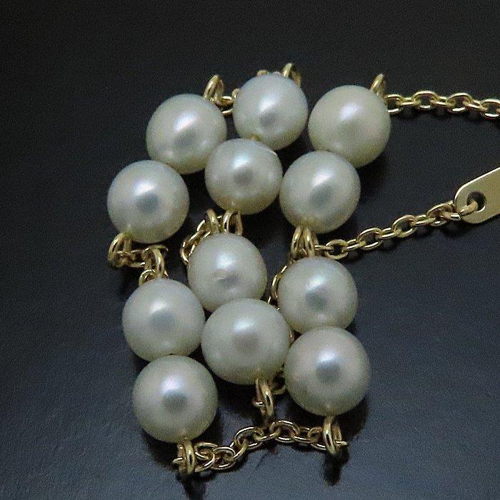 TASAKI（タサキ） 田崎真珠 ステーションパール ブレスレット 真珠4.5