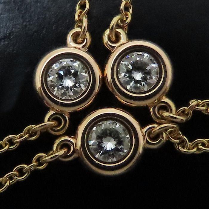 Tiffany & Co. 18KYGゴールド ブレスレット 3Pダイヤ Tiffany & Co. 18KYGゴールド ブレスレット 3Pダイヤ Tiffany & Co