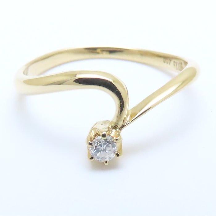 ELLE（エル） ダイヤモンド リング 指輪 ダイヤモンド0.07ct 11号 