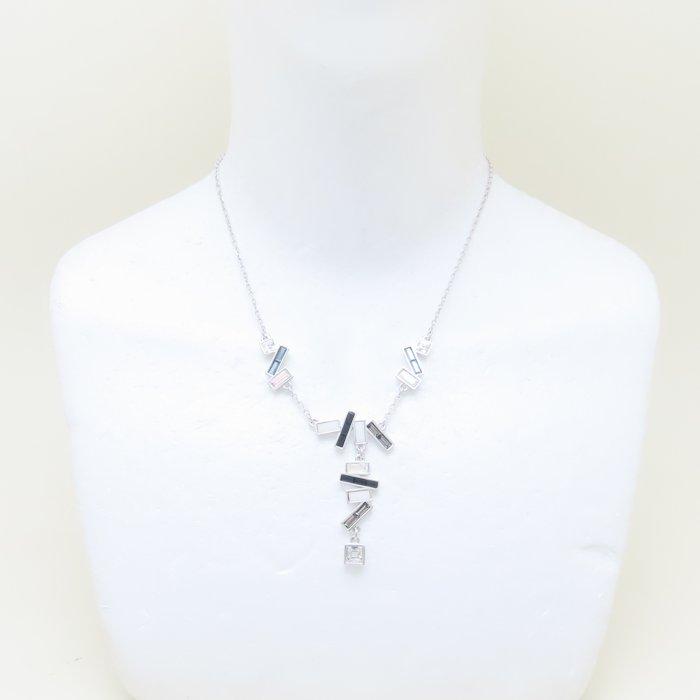 SWAROVSKI スワロフスキー イナラ Yスタイル オーロラ ネックレス クリスタル 835018 シルバーメッキ/293733【中古】_1