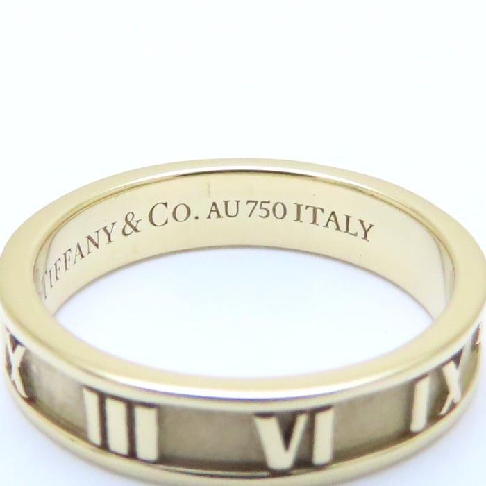 TIFFANY&Co.（ティファニー） アトラスナロー リング 指輪 9号 K18YG