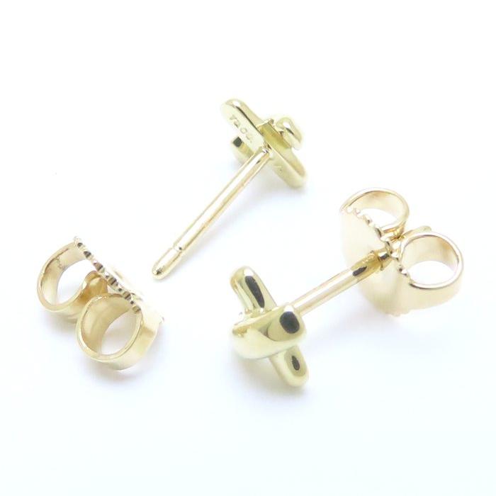TIFFANY&Co.（ティファニー） クロスステッチ ピアス K18YG イエロー