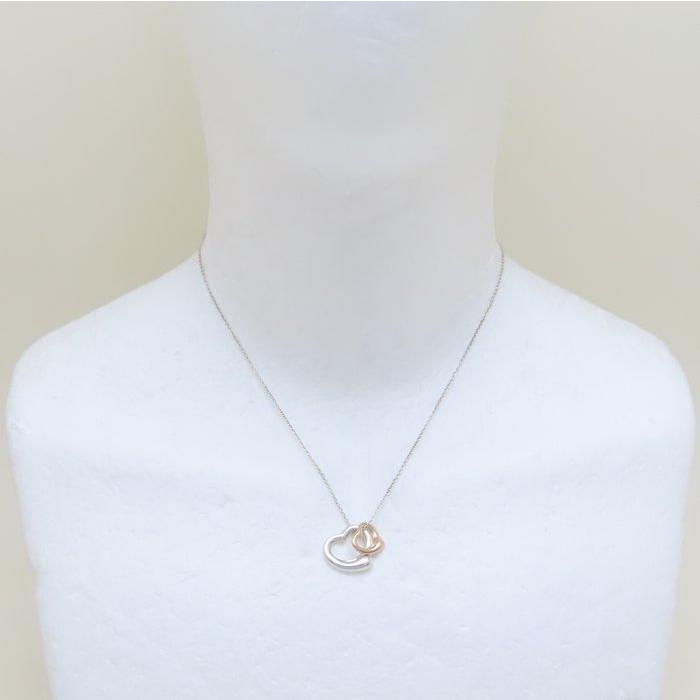 TIFFANY&Co.（ティファニー） ダブルオープンハート ネックレス エルサ 