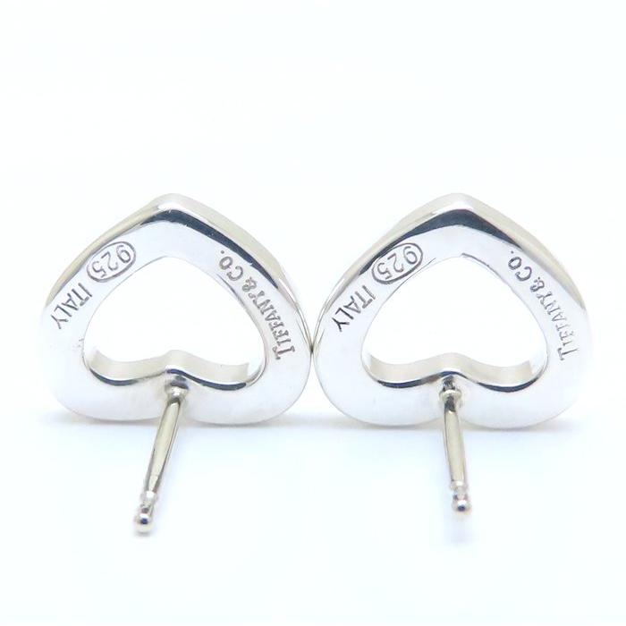 TIFFANY&Co. ティファニー ハートリンク ピアス シルバー925/293796  