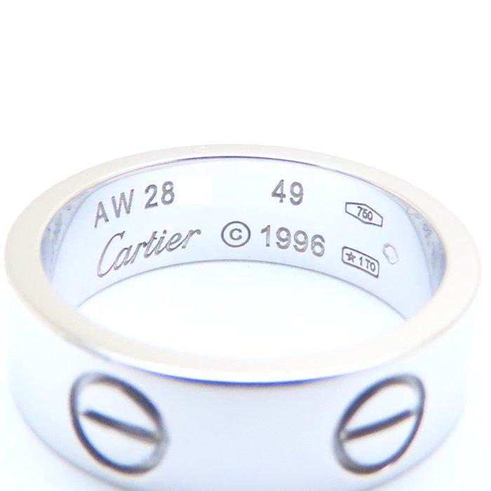 Cartier CARTIER カルティエ ラブ リング 指輪 #49 8.5号 K18WG  