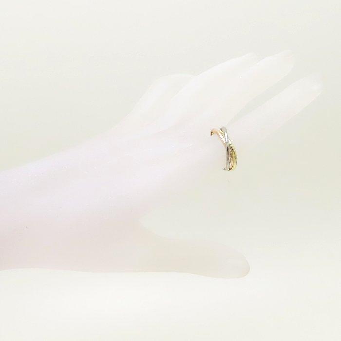 4℃ ヨンドシー 3連 リング 指輪 12号 K18スリーカラーゴールド/293799  