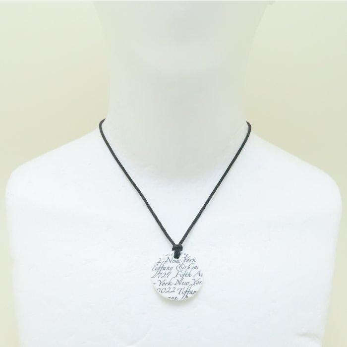 TIFFANY&Co.（ティファニー） ノーツ ホワイトサークル ネックレス 