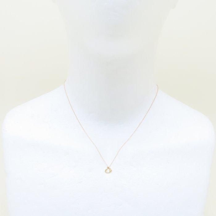 TIFFANY&Co. ティファニー オープンハート ネックレス 7mm K18PG