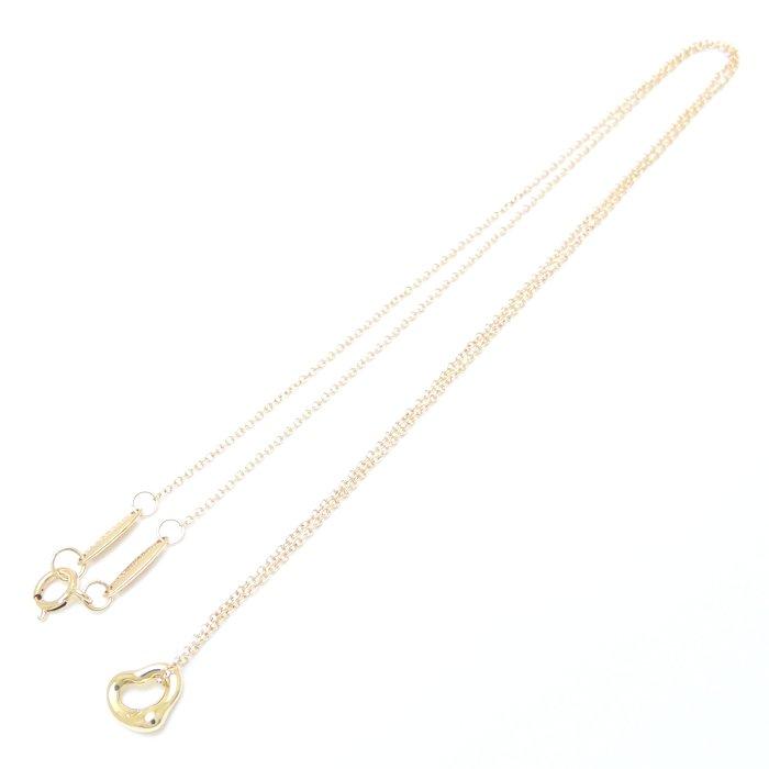TIFFANY&Co.（ティファニー） オープンハート ネックレス 7mm K18PG