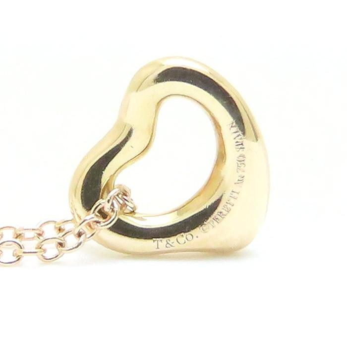 TIFFANY&Co.（ティファニー） オープンハート ネックレス 7mm K18PG