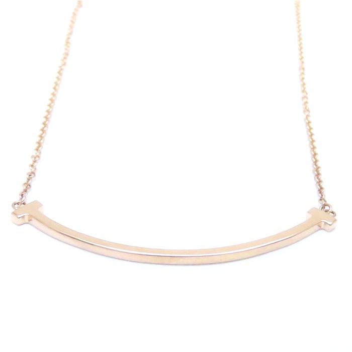 TIFFANY&Co.（ティファニー） Tスマイル ネックレス スモール 750PG