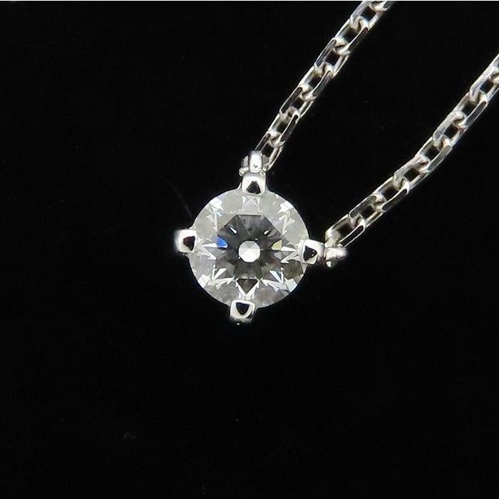 Cartier（カルティエ） ソリティア ネックレス 一粒ダイヤモンド0.20ct 
