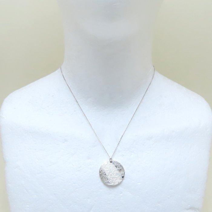TIFFANY ティファニー ノーツラウンド ネックレス シルバー TIFFANY&Co. ティファニー ノーツ ラウンド ネックレス シルバー925