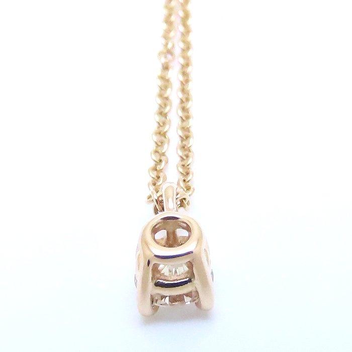 TIFFANY&Co.（ティファニー） ソリティア ダイヤ ネックレス 一粒ダイヤモンド ソリテール 750PG K18RG ローズゴールド ...