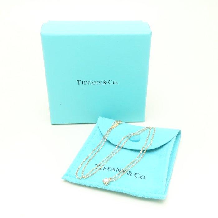 TIFFANY&Co.（ティファニー） ソリティア ダイヤ ネックレス 一粒ダイヤモンド ソリテール 750PG K18RG ローズゴールド ...
