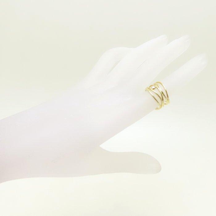 TIFFANY&Co.（ティファニー） ウェーブ リング 指輪 5ロウ 1P