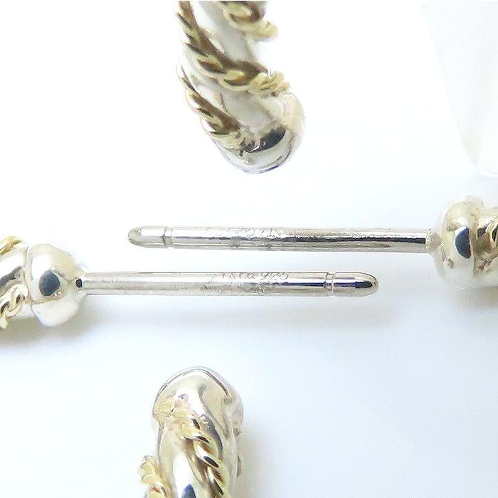 ティファニーシルバー ツイストフープピアス TIFFANY&Co. ティファニー ツイスト フープ ピアス シルバー