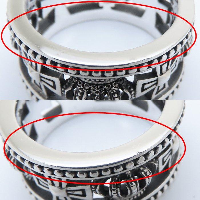 Jusitin　Davis　リング　チェッカー　ストーン　シルバー　20号 Jusitin Davis リング チェッカー ストーン シルバー 20号