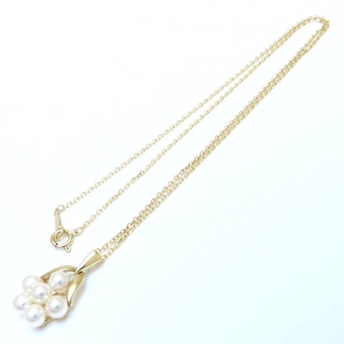 MIKIMOTO（ミキモト） パール ネックレス 真珠 K18YG イエローゴールド