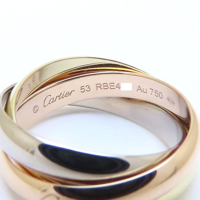 Cartier（カルティエ） トリニティ リング 指輪 #53 12.5号 3連