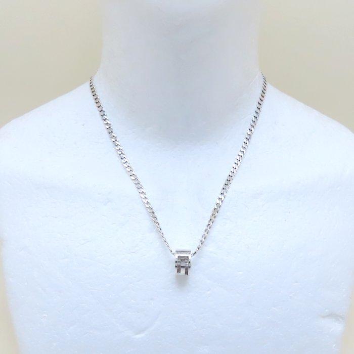 GUCCI グッチ カットアウトGリング ネックレス シルバー925