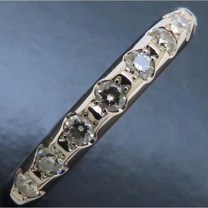 Kashikey カシケイ ライン リング 指輪 ブラウンダイヤモンド0.33ct 11