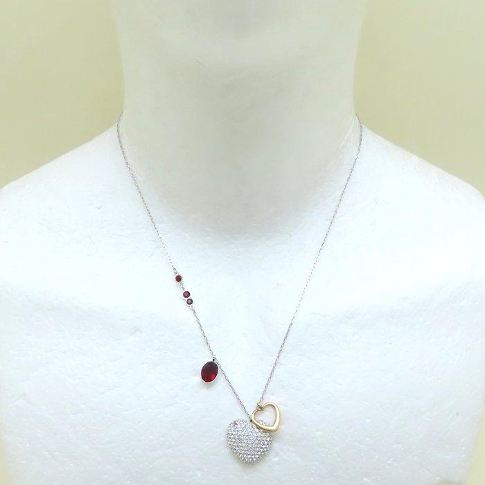 SWAROVSKI（スワロフスキー） Duo Heart Medium ペンダント ネックレス