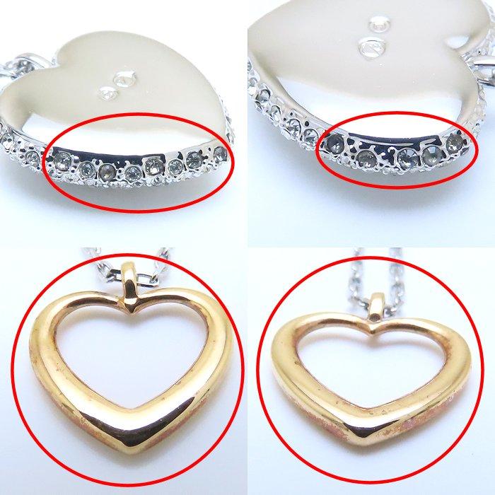 SWAROVSKI（スワロフスキー） Duo Heart Medium ペンダント ネックレス
