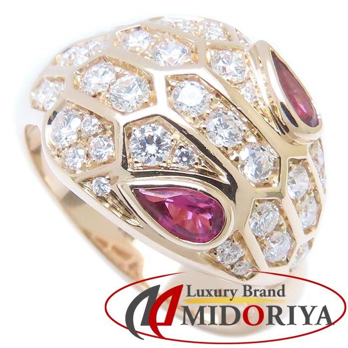 BVLGARI（ブルガリ） セルペンティ リング 指輪 ピンクトルマリン