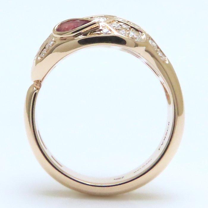 BVLGARI（ブルガリ） セルペンティ リング 指輪 ピンクトルマリン