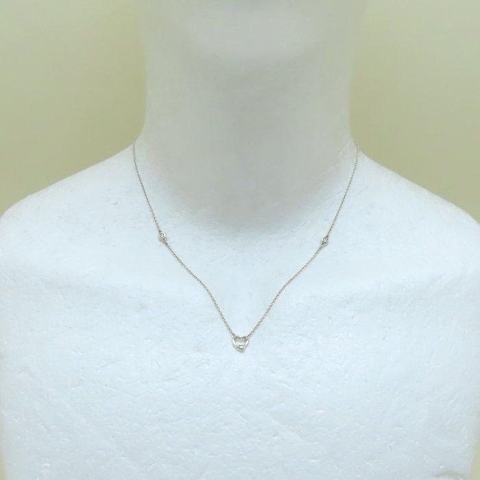 TIFFANY&Co.（ティファニー） オープンハート バイザヤード ネックレス 