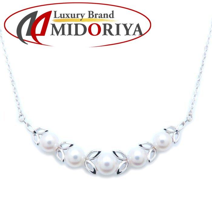 ミキモト　パール MIKIMOTO （新品仕上げ済）ミキモト パール ネックレス K18 YG