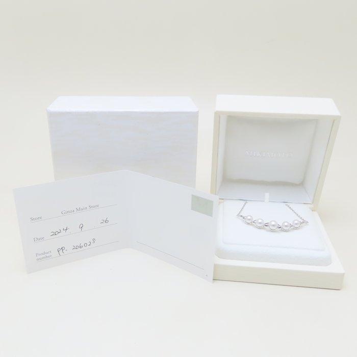 MIKIMOTO(ミキモト)アコヤ真珠 パールネックレス 箱あり(1部破れあり) MIKIMOTO（ミキモト） パール ネックレス アコヤ真珠5.3〜6.1ミリ PP