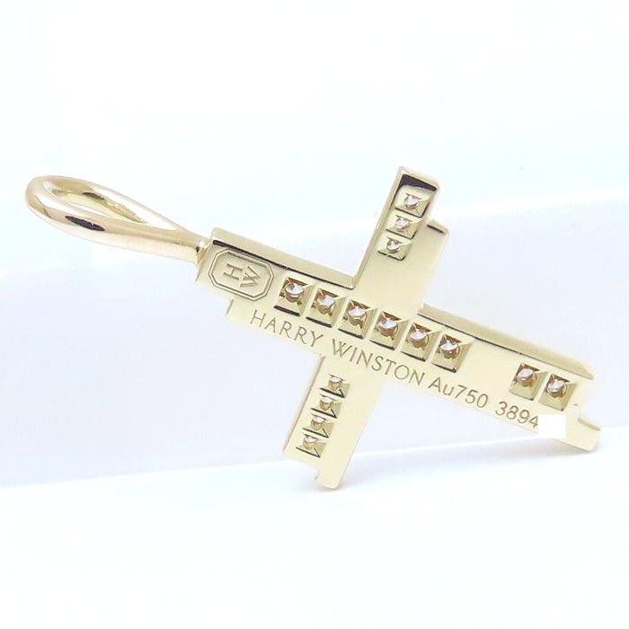 値下げしました【美品】ハリーウィンストントラフィッククロス✨ ハリー・ウィンストン（HARRY WINSTON） トラフィック クロス チャーム
