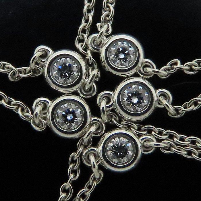 TIFFANY&Co.（ティファニー） バイザヤード ネックレス 5Pダイヤモンド