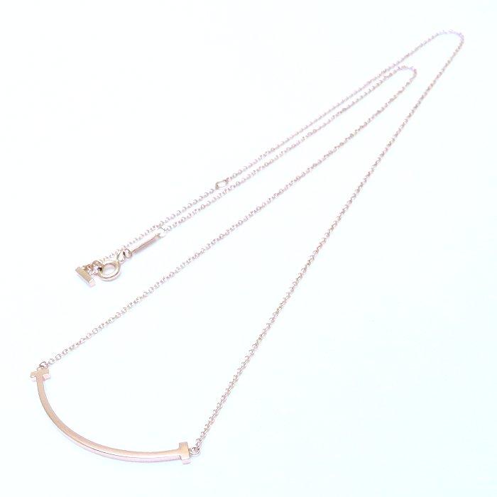 TIFFANY&Co.（ティファニー） Tスマイル ネックレス スモール 750PG