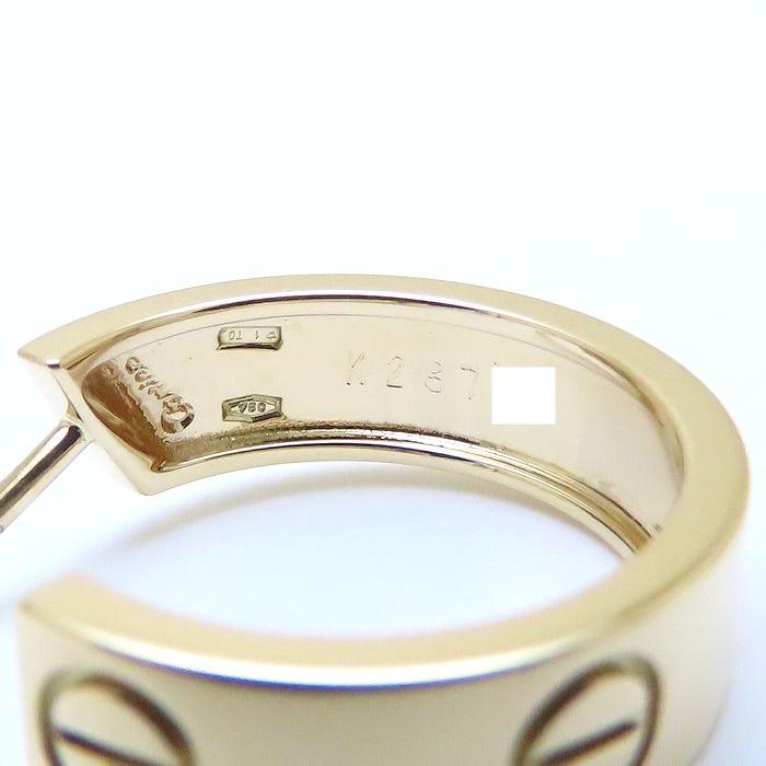 Cartier（カルティエ） ラブ フープ ピアス K18YG イエローゴールド