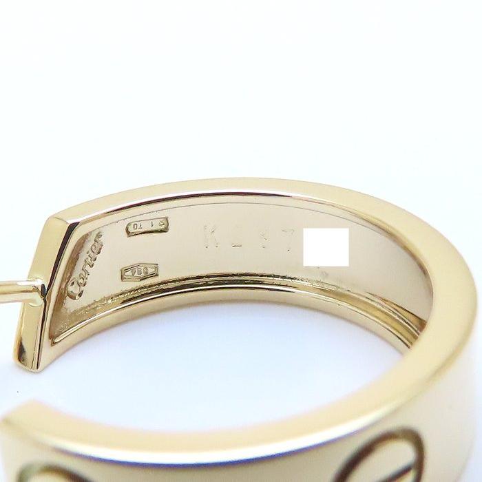 Cartier（カルティエ） ラブ フープ ピアス K18YG イエローゴールド