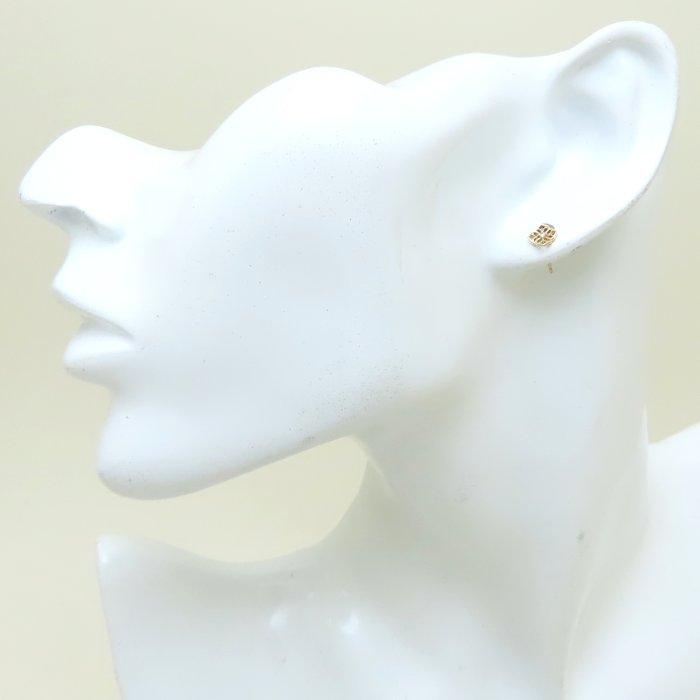 agete（アガット） ダイヤモンド ピアス 花モチーフ 10151112009 K10YG