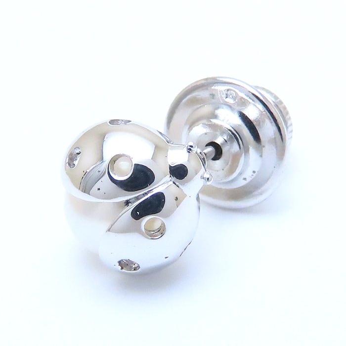 MIKIMOTO（ミキモト） てんとう虫モチーフ ピン ブローチ パール7.5