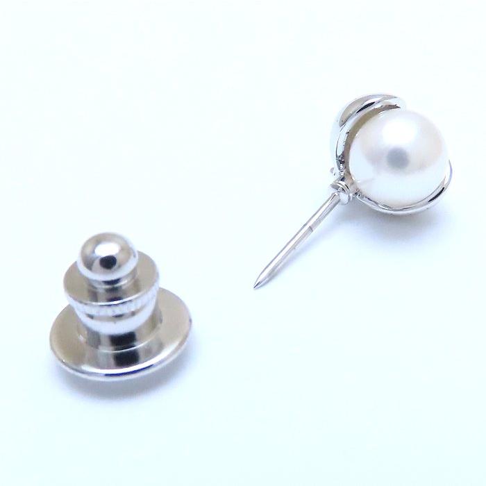 MIKIMOTO（ミキモト） てんとう虫モチーフ ピン ブローチ パール7.5