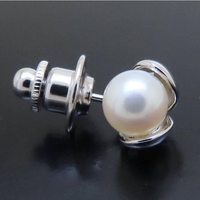 MIKIMOTO（ミキモト） てんとう虫モチーフ ピン ブローチ パール7.5