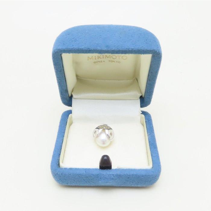 MIKIMOTO（ミキモト） てんとう虫モチーフ ピン ブローチ パール7.5