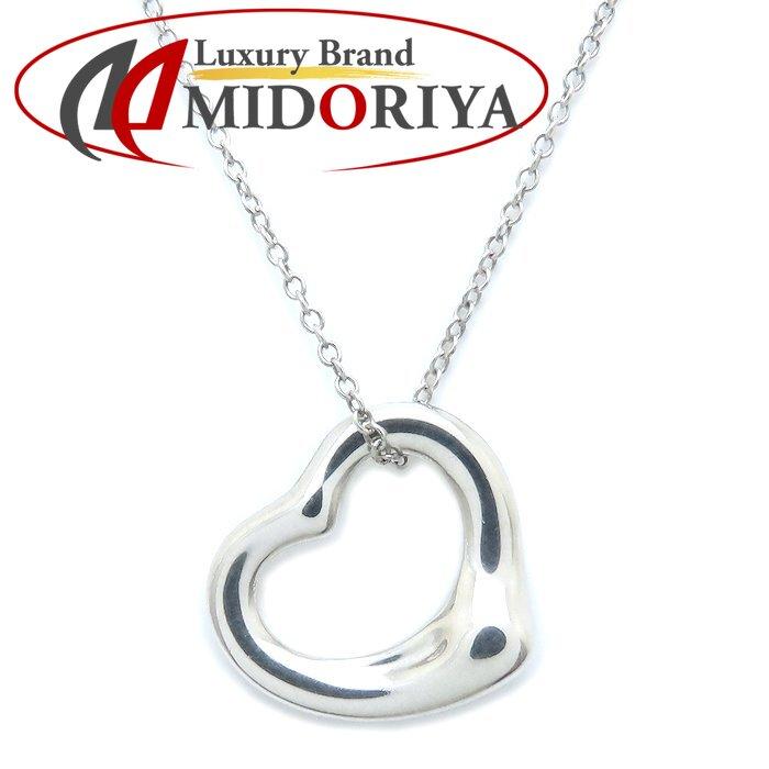 【極美品】Tiffany&Co オープンハート ネックレス SV925　シルバー 楽天市場】ティファニー オープンハート チェーン ネックレス