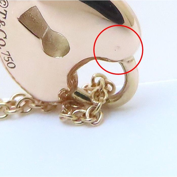 美品 ティファニー ハートロック ローズゴールド ネックレス k18 TIFFANY&Co.（ティファニー） ハートロック ネックレス 750PG ピンク