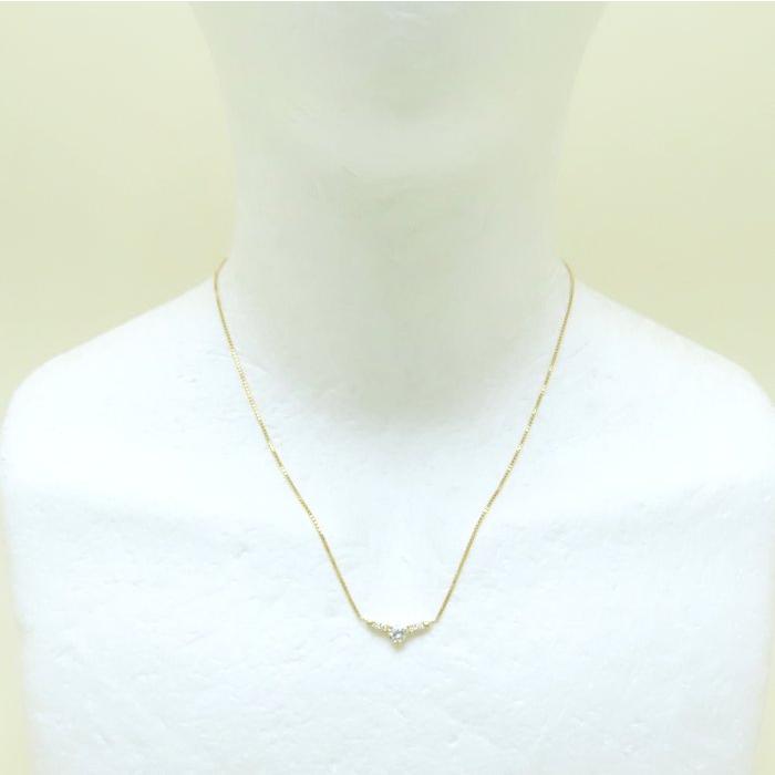 LA SOMA ラソウマ ダイヤモンド ネックレス ダイヤモンド0.41ct K18YG イエローゴールド レディース/294418【中古】_1