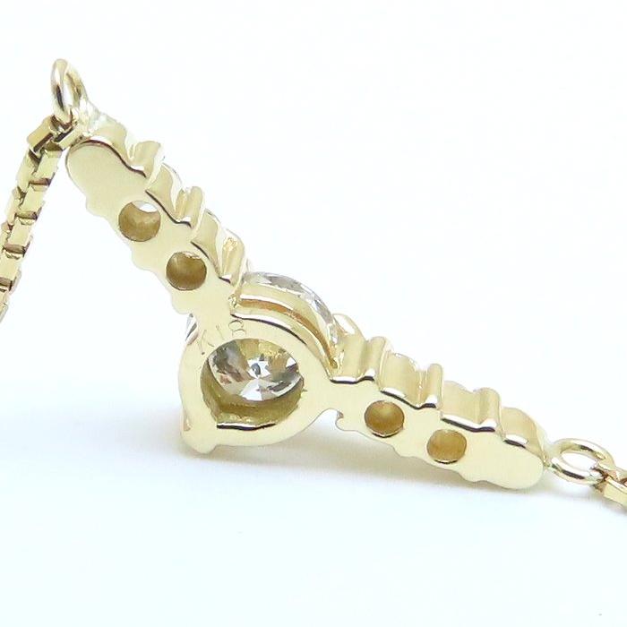 LA SOMA ラソウマ ダイヤモンド ネックレス ダイヤモンド0.41ct K18YG イエローゴールド レディース/294418【中古】_3