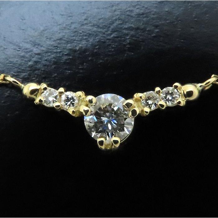 LA SOMA ラソウマ ダイヤモンド ネックレス ダイヤモンド0.41ct K18YG イエローゴールド レディース/294418【中古】_4