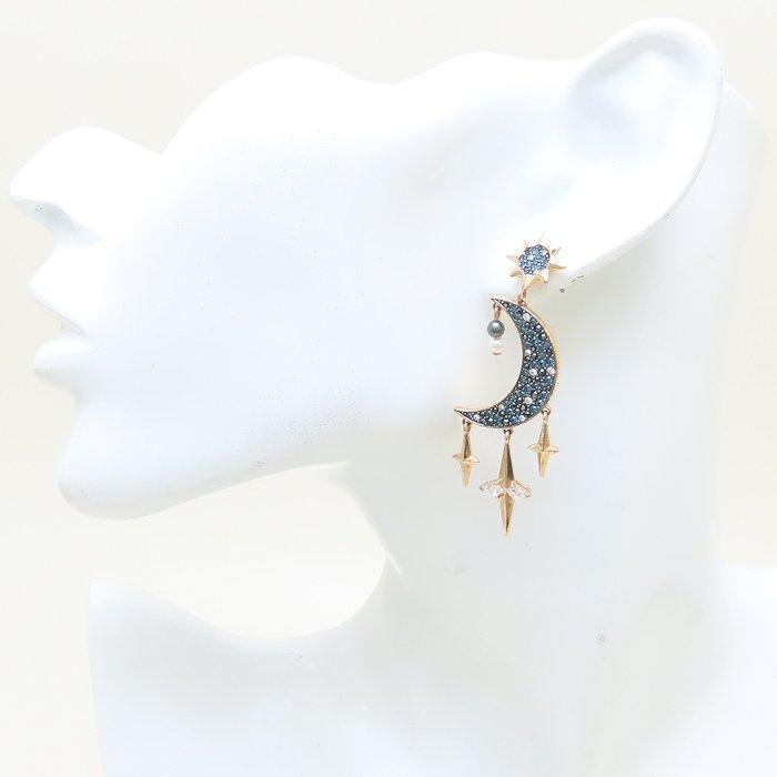 SWAROVSKI（スワロフスキー） 三日月モチーフ ピアス クリスタル GP